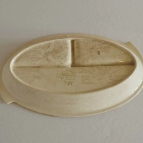 Royal Winton Grimwades Mottled Pink Vintage Divided Tray MCM Decor - Picture 7 of 9